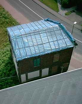 Pförtnerhaus von oben